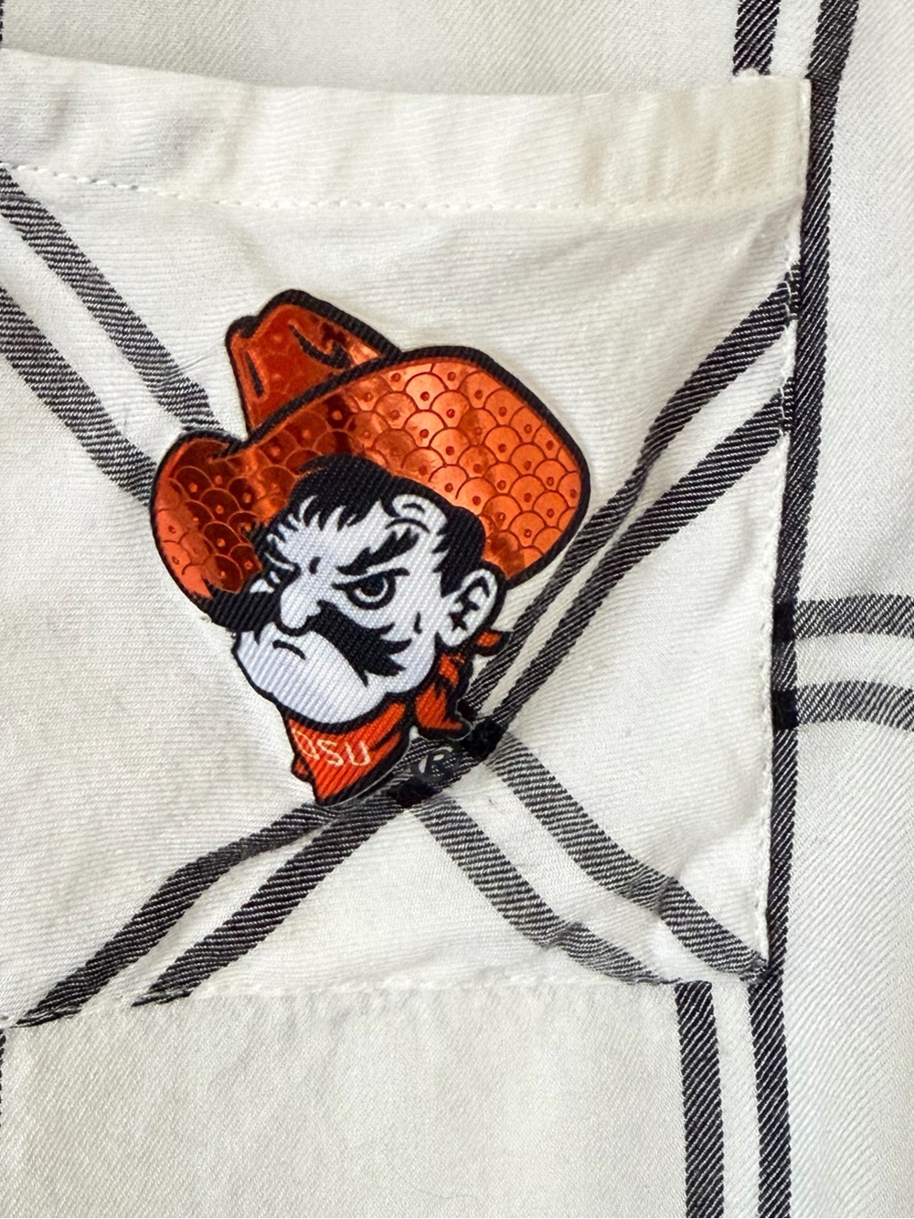 Md Oklahoma State button down - Picture 3 of 5